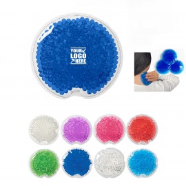 Round Gel Beads Hot And Cold Pack with Logo  Round Gel Beads Hot And Cold Pack with Logo