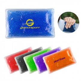 Hot/Cold Gel Bead Pad with Logo