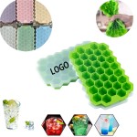 Silicone Honeycomb Ice Cube Tray with Lid with Logo
