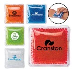 Custom Printed Beverly Square Gel Bead Hot / Cold Pack