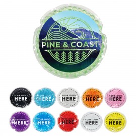 Customized Full-Color Round Aqua Pearls Hot/Cold Pack