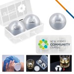 Feze Stainless Steel Ice Ball with Logo