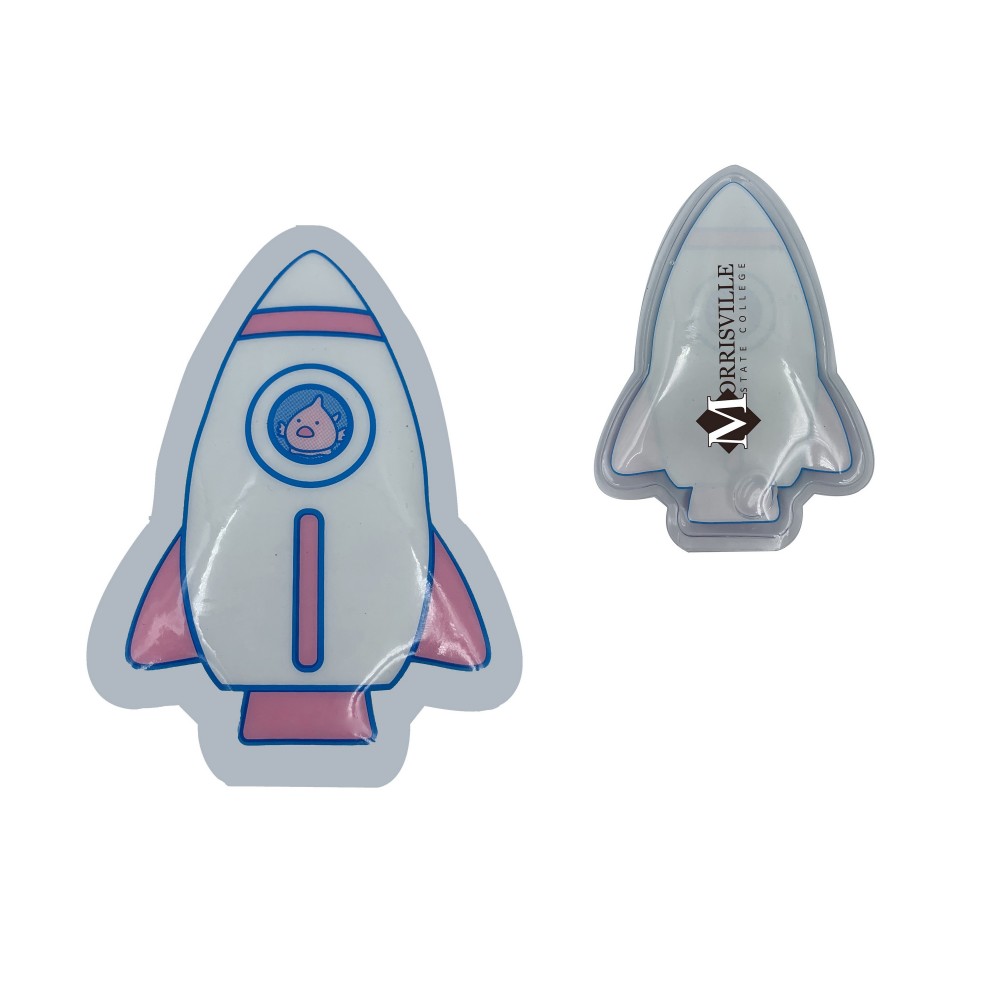 Rocket Shaped Cold/Hot Gel Pack with Logo