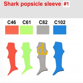 Popsicle Hold Bags Shark Ice Pop Sleeves with Logo