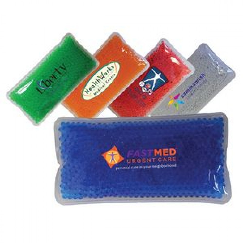 Personalized Rectangle Gel Bead Hot/Cold Pack (Full Color Digital)