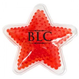 Customized Red Star Hot/ Cold Pack with Gel Beads