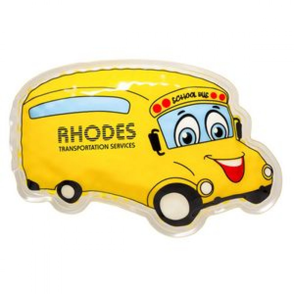 School Bus Hot/Cold Pack with Logo