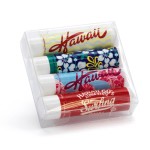 Lip Balm 4 Pack SPF15 Beeswax Moisturizer with Logo