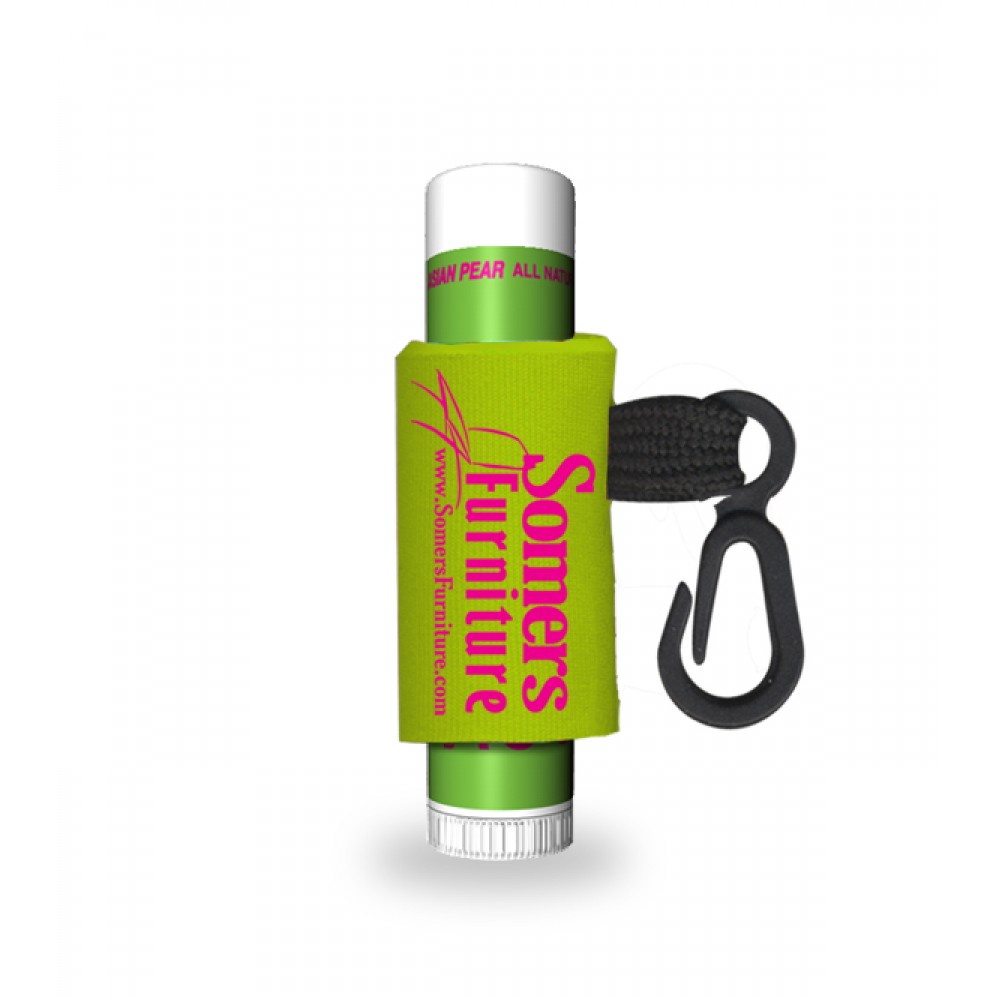 Asian Pear Lip Naturals Lip Balm w/Custom Leash & Label Logo Branded Asian Pear Lip Naturals Lip Balm w/Custom Leash & Label Logo Branded