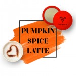 Round Lip Balm Pumpkin Spice Latte Custom Printed