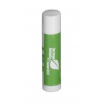 Natural Lip Balm In White Tube - Made W/ Certified Organic Ingredients with Logo