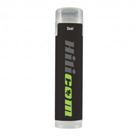 SPF 30 Soy Based Lip Balm in Clear Tube & White Label with Logo