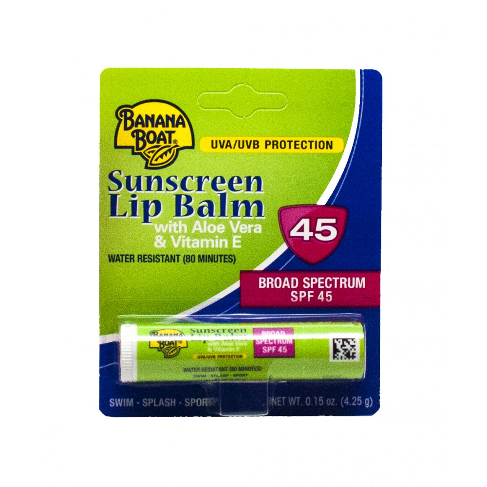 Promotional,Custom Imprinted Banana Boat Aloe Vera Lip Balm w/Vitamin E (SPF-45) Promotional,Custom Imprinted Banana Boat Aloe Vera Lip Balm w/Vitamin E (SPF-45)