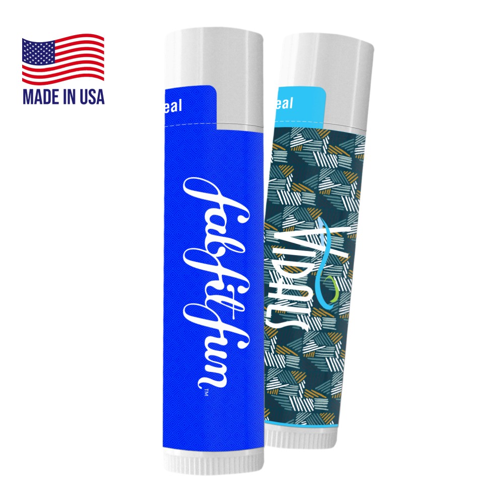 Custom Lip Balm with SPF 15" White Tube