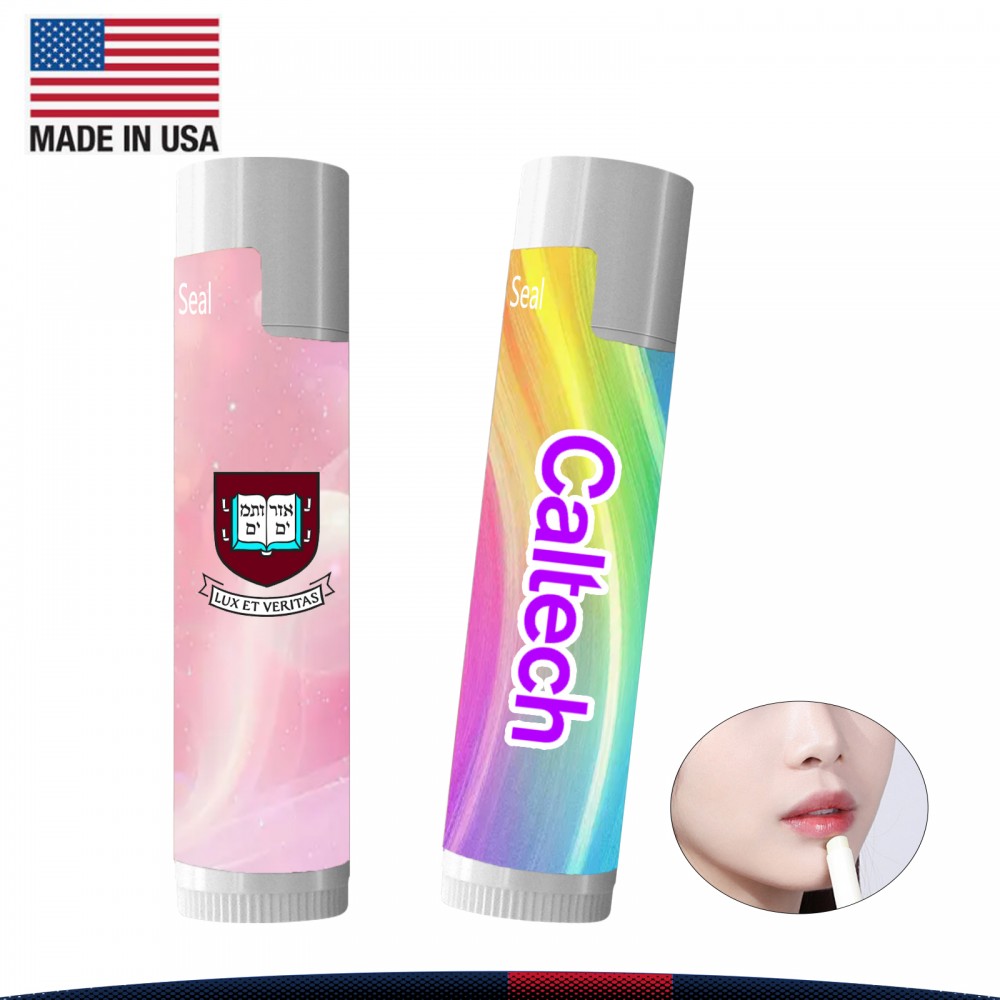 Veliphe White Tube Natural Lip Moisturizer with Logo