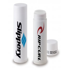 Customized White Stick Reef Safe All-Natural Lip Balm, SPF 15