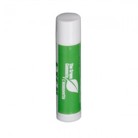 Logo Branded Natural Lip Moisturizer with Organic Ingredients in Clear Tube  Logo Branded Natural Lip Moisturizer with Organic Ingredients in Clear Tube