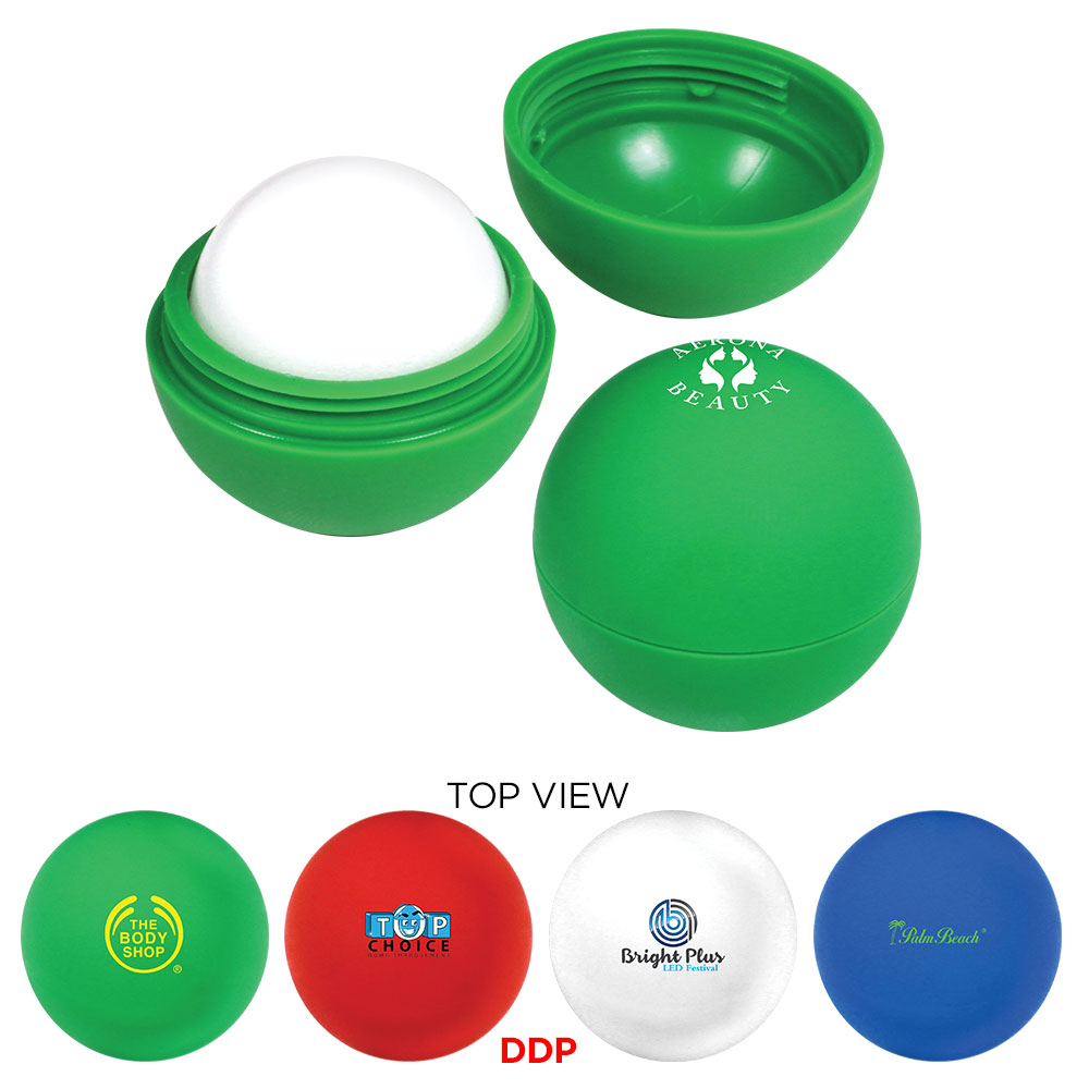 Customized Lip Balm Ball (Factory Direct - 10-12 Weeks Ocean)