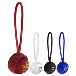 "Camilla Soft" Vanilla Scented Soft Touch Lip Moisturizer Ball w/Leash Strap (Overseas) Custom Imprinted