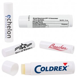 Classic Lip Balm - SPF 15 with Logo  Classic Lip Balm - SPF 15 with Logo