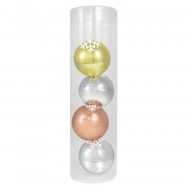 PVC Metallic Chap Balm Ornament Set - 2 Pack with Logo