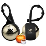 Logo Branded Pumpkin Spice Holiday Metallic Lip Balm & Silicone Carabiner