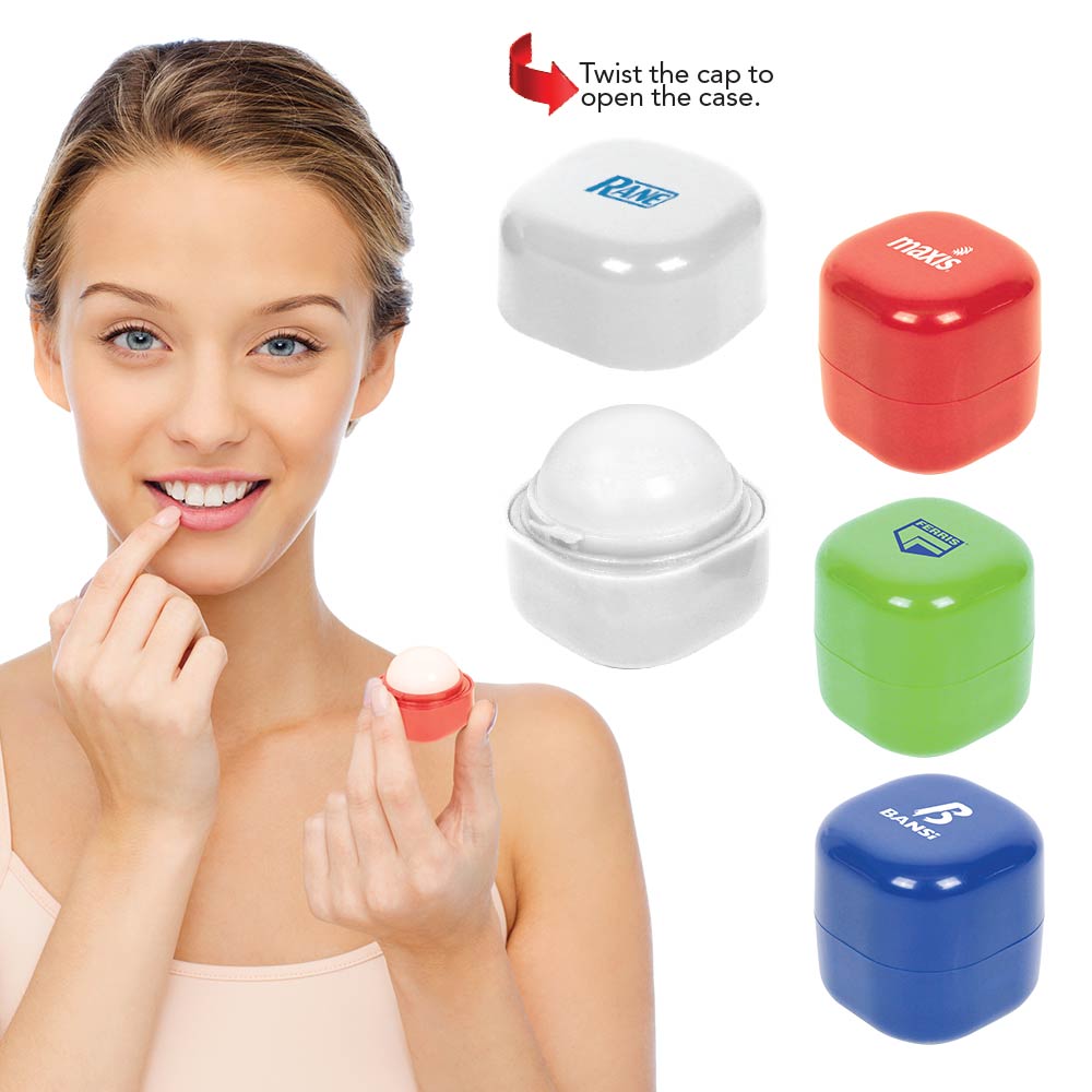 Lip Balm Cube (Direct Import 10 Weeks) Logo Branded Lip Balm Cube (Direct Import 10 Weeks) Logo Branded