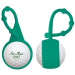 Silicone Carabiner Golf Ball Lip Balm w/ Fill Choice Custom Printed