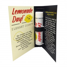 Tek Booklet 2 with SPF15 Lip Balm with Logo  Tek Booklet 2 with SPF15 Lip Balm with Logo