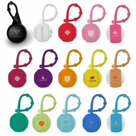 Silicone Carabiner Rubber Lip Balm Ball with Logo