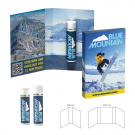 Logo Branded Tek Booklet with Natural Lip Balm  Logo Branded Tek Booklet with Natural Lip Balm