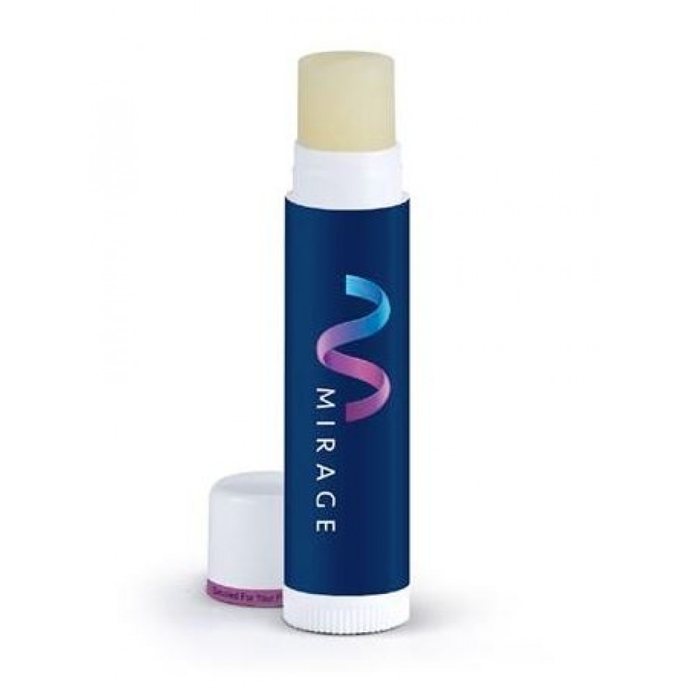 Natural Beeswax SPF15 Lip Balm --- White Cap Logo Branded Natural Beeswax SPF15 Lip Balm --- White Cap Logo Branded