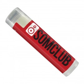 Customized SPF 30 Soy-Based Lip Balm in Clear Tube with White Label
