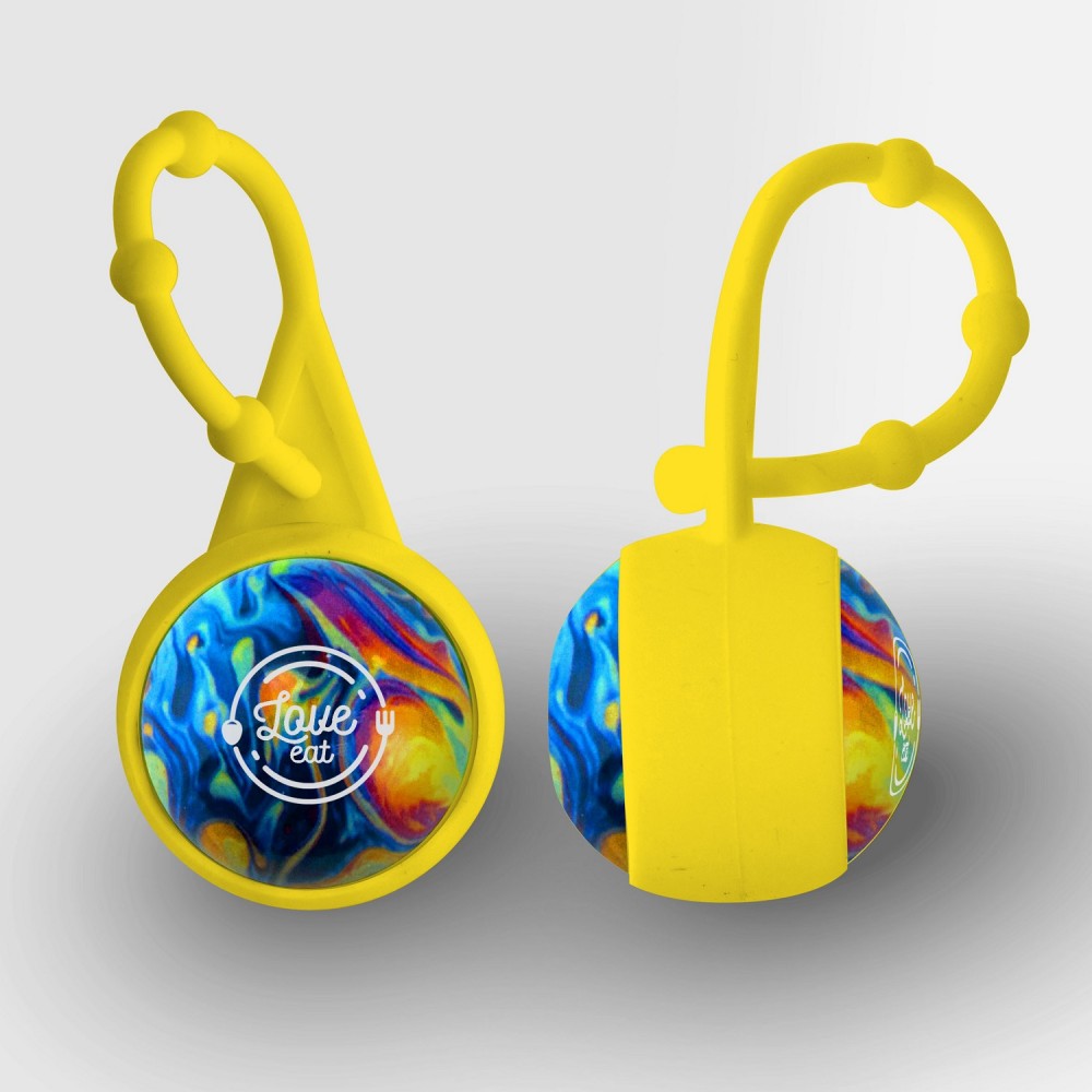 Promotional,Custom Imprinted Expressions Lip Balm w/Silicone Carabiner Promotional,Custom Imprinted Expressions Lip Balm w/Silicone Carabiner