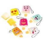 1 1/4" Emoticon Ice Pop Lip Gloss with Logo