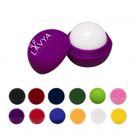 Round Matte Vanilla Scent Lip Balm with Logo  Round Matte Vanilla Scent Lip Balm with Logo