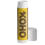 Logo Branded White Tube Natural Lip Moisturizers