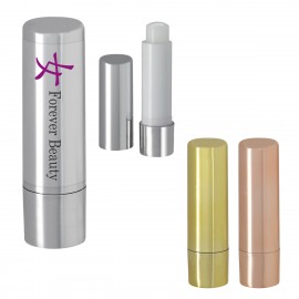 Logo Branded Metallic Lip Moisturizer Stick