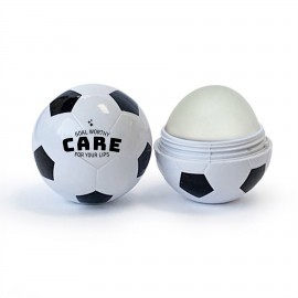 Logo Branded Soccer Ball Lip Moisturizer with Sunscreen
