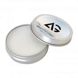 Push On Lid SPF15 Lip Balm Tin with Logo  Push On Lid SPF15 Lip Balm Tin with Logo