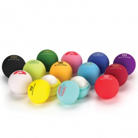 Lip Balm Ball with Moisturizer - Comfort Holder with Logo  Lip Balm Ball with Moisturizer - Comfort Holder with Logo