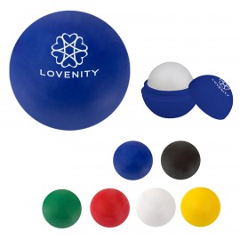 US Made Lip Balm Soft Surface Ball with Logo  US Made Lip Balm Soft Surface Ball with Logo
