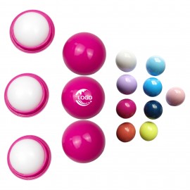 Logo Branded MOQ 50pcs Vanilla-Flavored Round Lip Balm