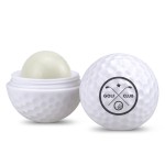 Golf Ball Shaped Lip Balm Container with Logo