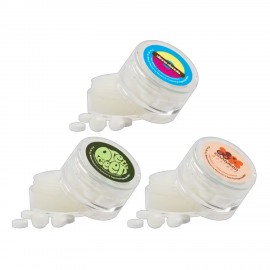 Logo Branded Double Stacked Mint & Lip Moisturizer Jar