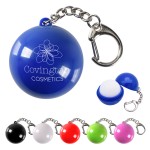 Promotional,Custom Imprinted Lip Moisturizer Ball Key Chain