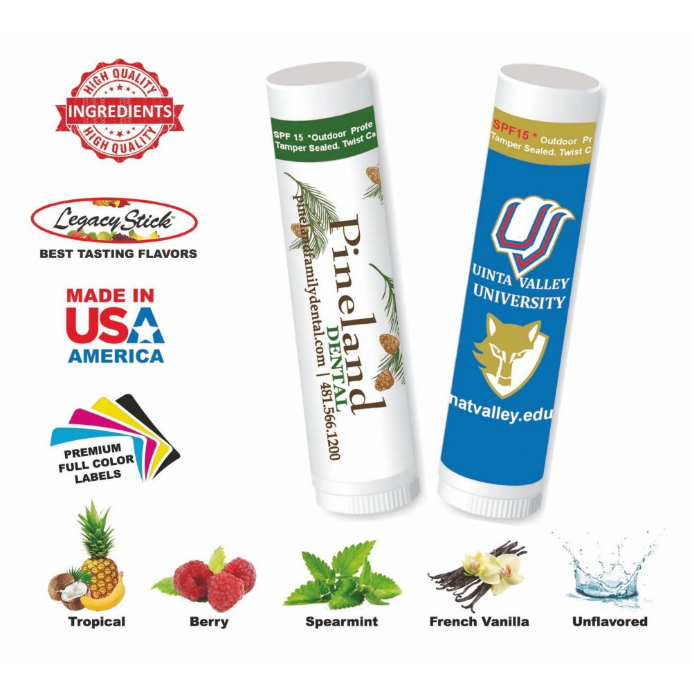 Personalized Enviro-Safe COCONUT Flavored Lip Balm