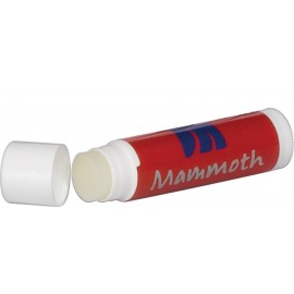 Spf 30 Soy Based Lip Balm In White Tube with Logo