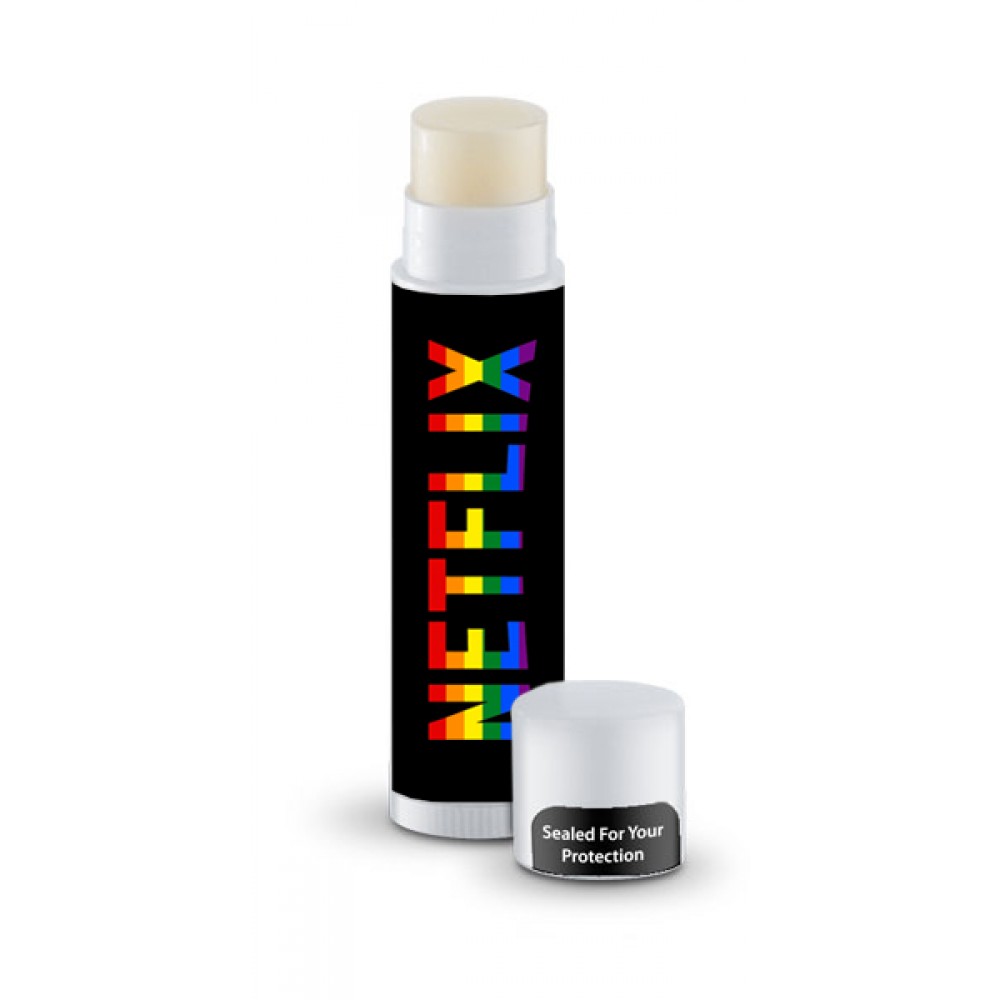 Rainbow Pride Natural Beeswax Value Lip Balm with Logo