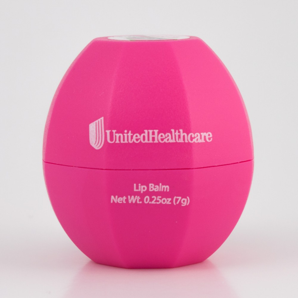 Promotional,Custom Imprinted Strawberry Octagon Revo Lip Balm Promotional,Custom Imprinted Strawberry Octagon Revo Lip Balm